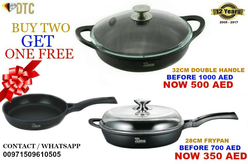 cookingtitanium's tweet photo. Buy two get one free !

To order please Whatsapp or call 00971558833225 https://t.co/sjb9B7ern1