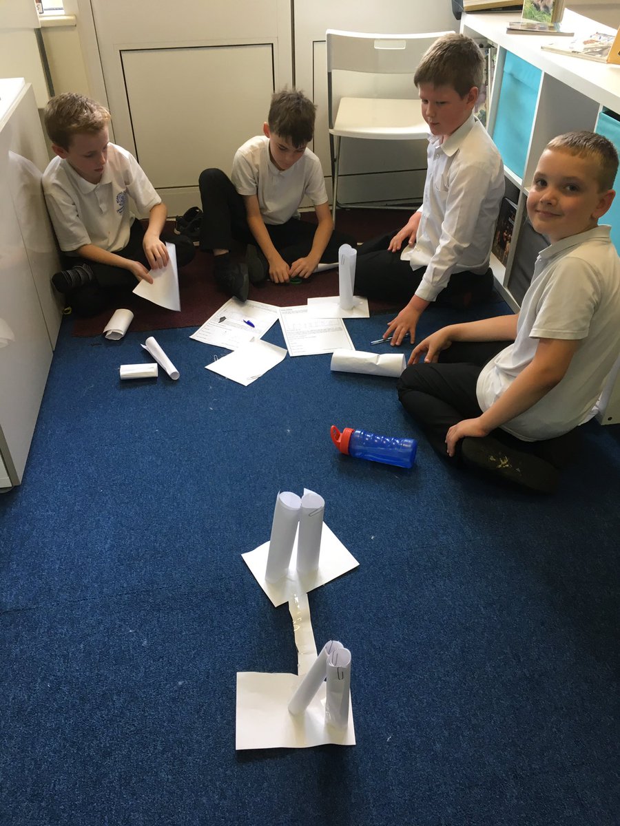 pjmort777's tweet photo. @ScarthoJ Fab teamwork skills happening while we bridge build with our new class, 5M https://t.co/XIpBazNQFO