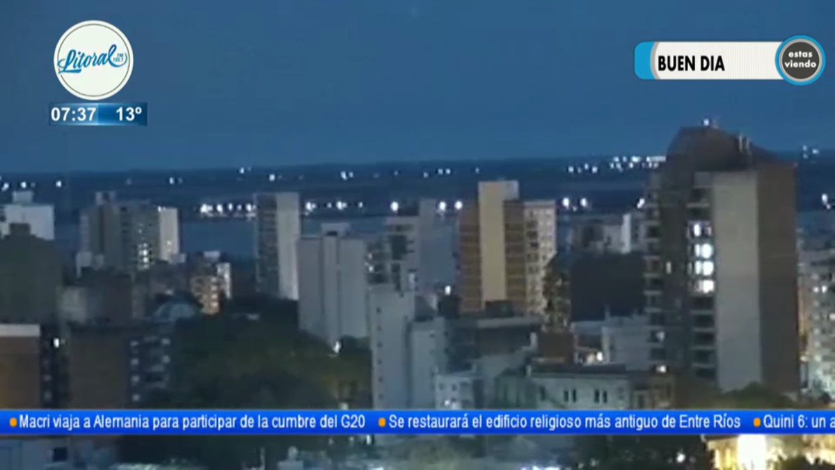 cristianbello's tweet photo. Mañana fresca en Paraná, 12°, cielo cubierto y pronóstico de lluvias. Se vienen varios días inestables... https://t.co/sUqySlKtks