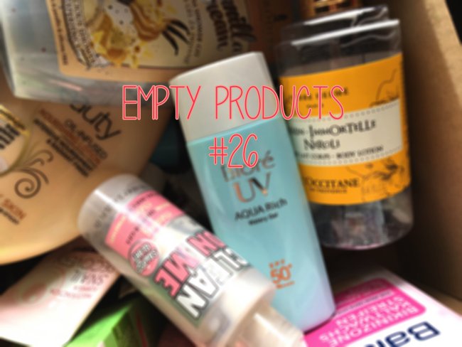 MementoNadja's tweet photo. Empty Products #26: https://t.co/9MRAHn6op8 @FemaleBloggerRT #blogginggals #emptyproducts https://t.co/x7sJEw19g6