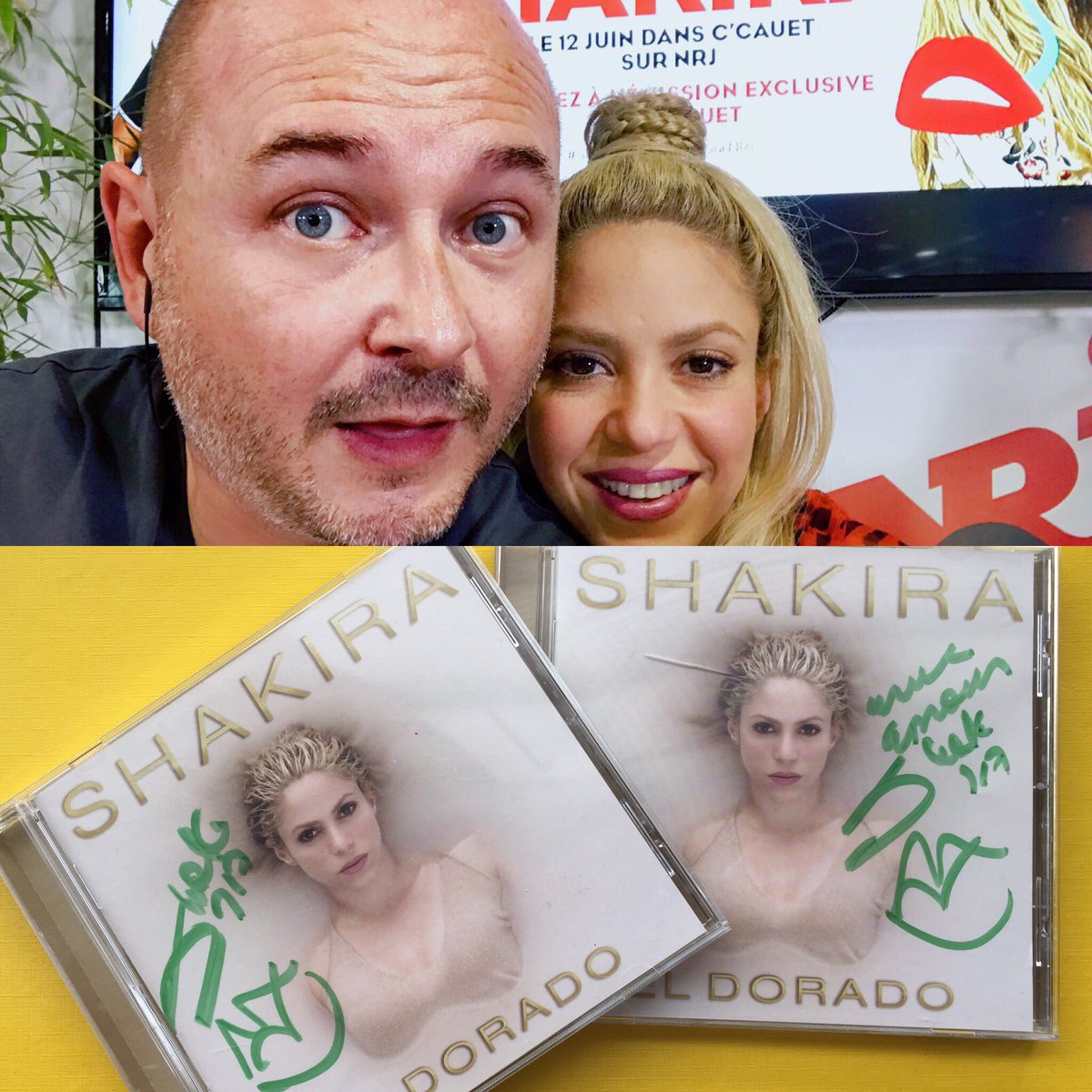 cauetofficiel's tweet photo. RT pour gagner l'album dédicacé de Shakira 😘 https://t.co/cajDP4cfxT