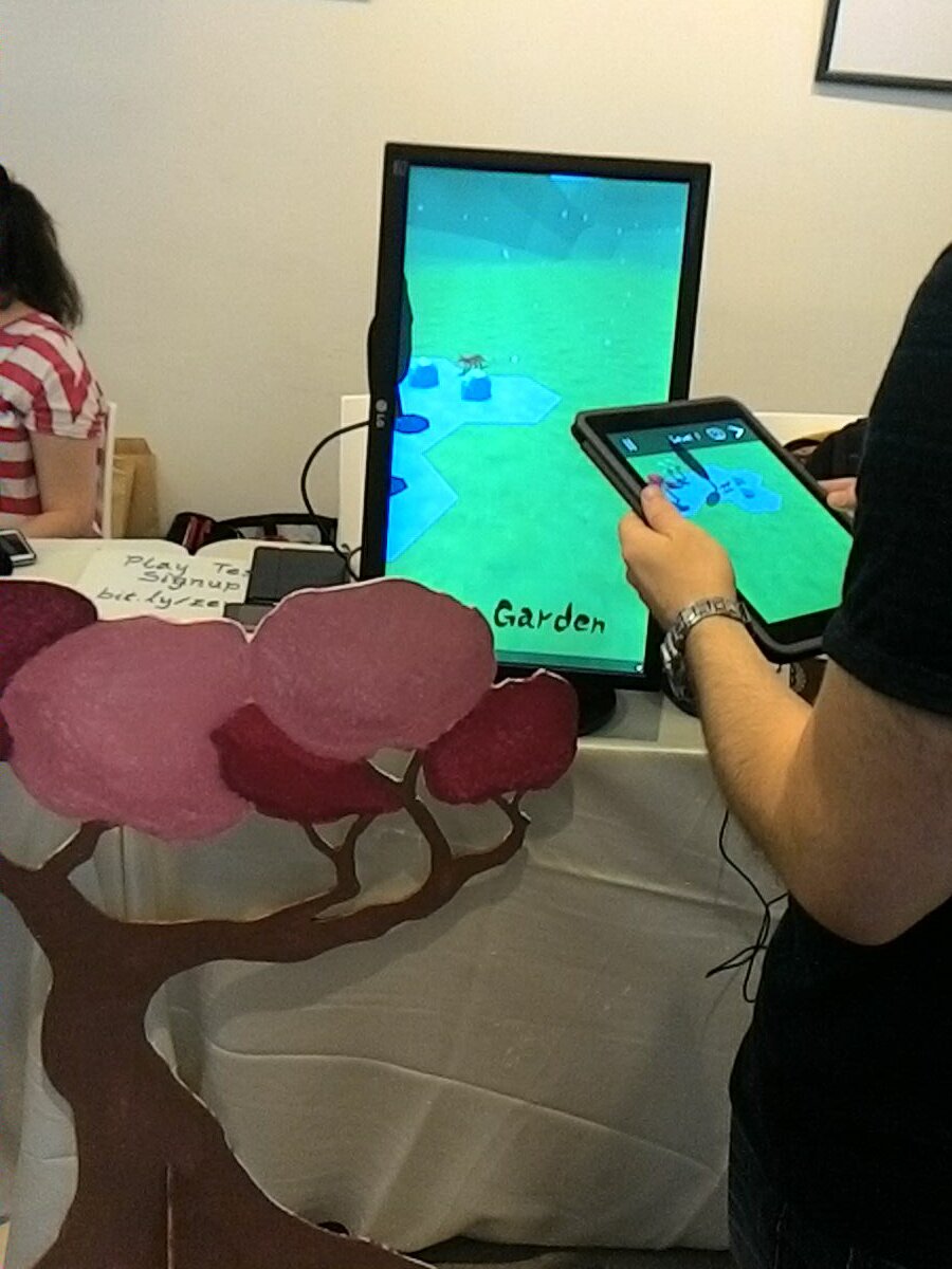 Luftyoav's tweet photo. Our @ZenKittyGames booth at #GameIS! Very excited! https://t.co/dfIDETQeJP