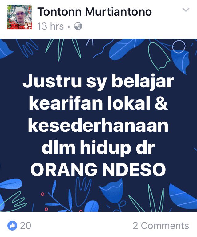 tonn2_'s tweet photo. Karna leluhur sy dr desa maka sy gak malu dibilang NDESO
🙏🙏🙏🙏 https://t.co/uSq2bN8Zbu