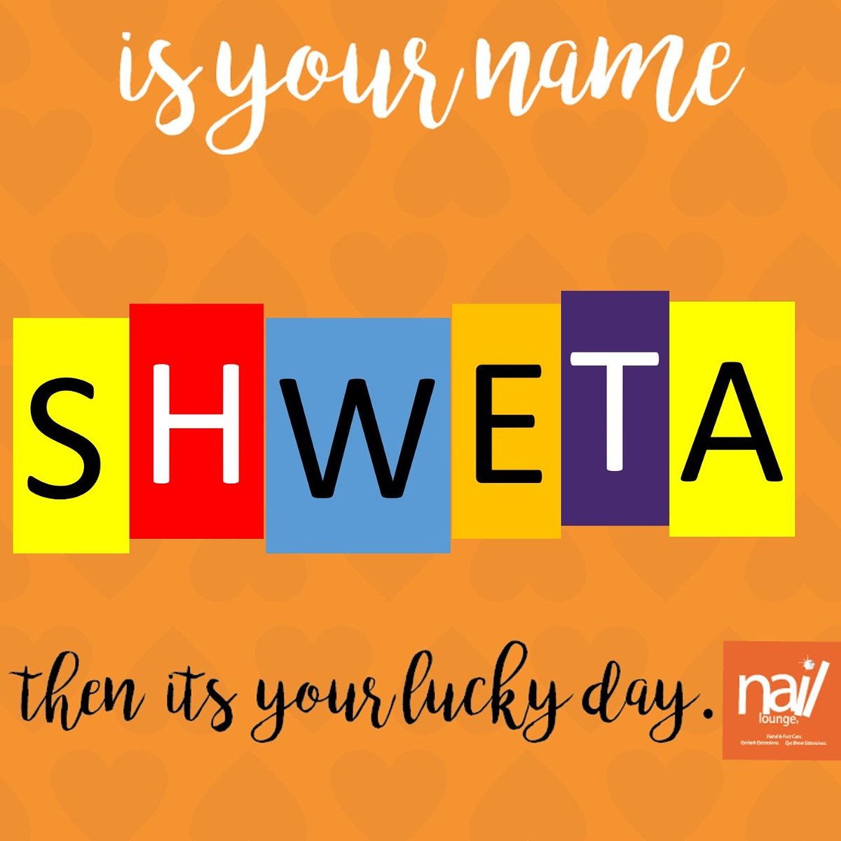 mynaillounge's tweet photo. #ContestAlert If your name is Shweta then you’ve won a Rs 1000 voucher! DM us for more detaIls. #NailLoungeIndia #StayBespoke #Contest https://t.co/b0KLaDMnBk