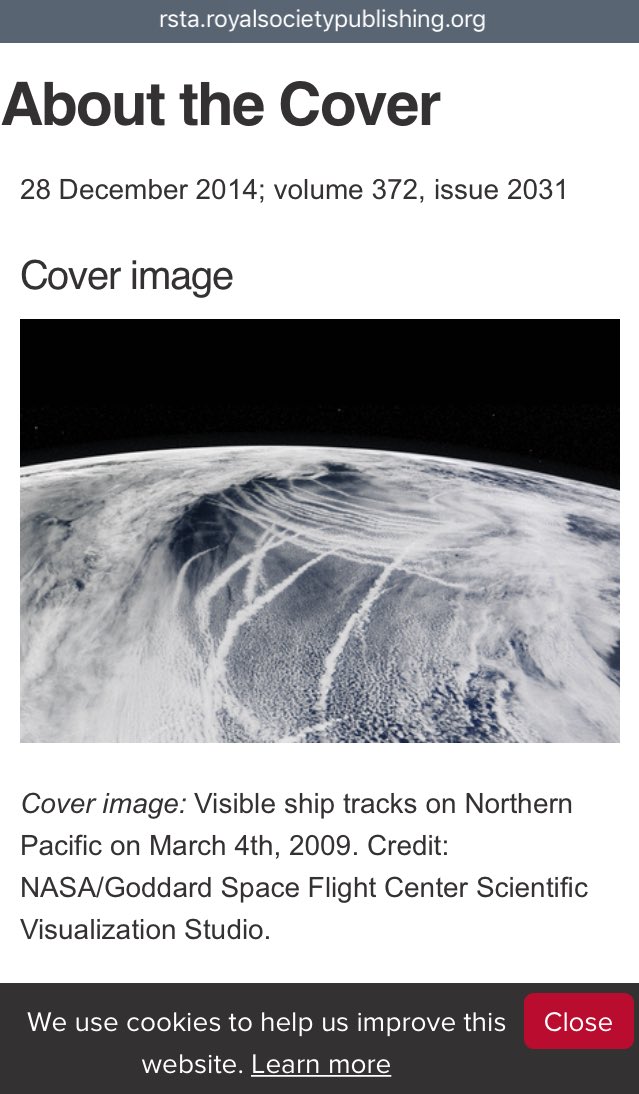 Kal1_Furies's tweet photo. @jelo1317 @NASA @courtskinz @grinagainagain @rsqk9s @stedsimple @vvalene @Surfhempster @SteerMark https://t.co/DZ5CiffCsy #OpChemtrails #ShipTrails #RoyalSociety #GeoEngineering https://t.co/27Ppc2qzIE