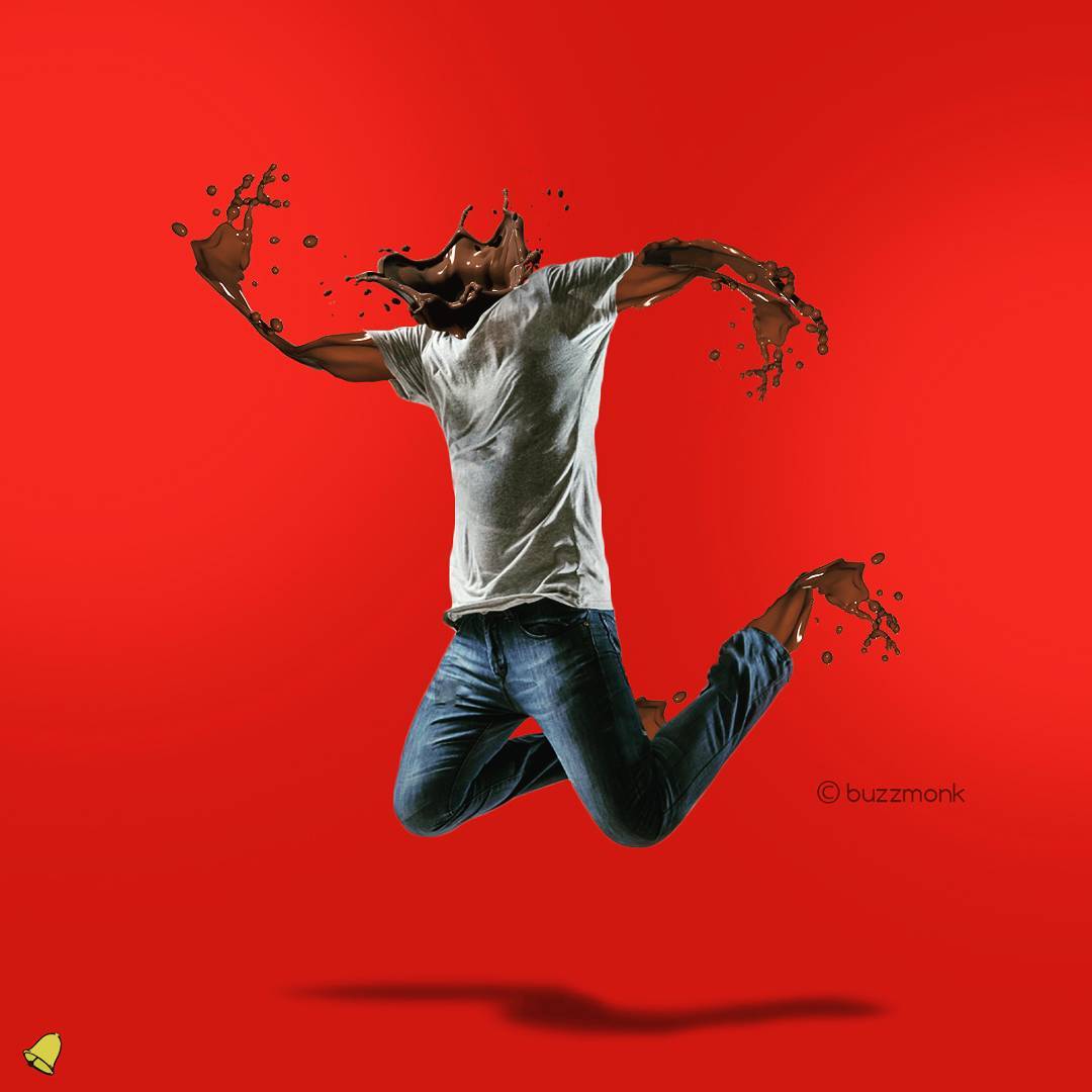 BuzzMonk_'s tweet photo. Now he is the chocolaty one. Happy Birthday Ranveer Singh 😋 https://t.co/pGJxwfriv3