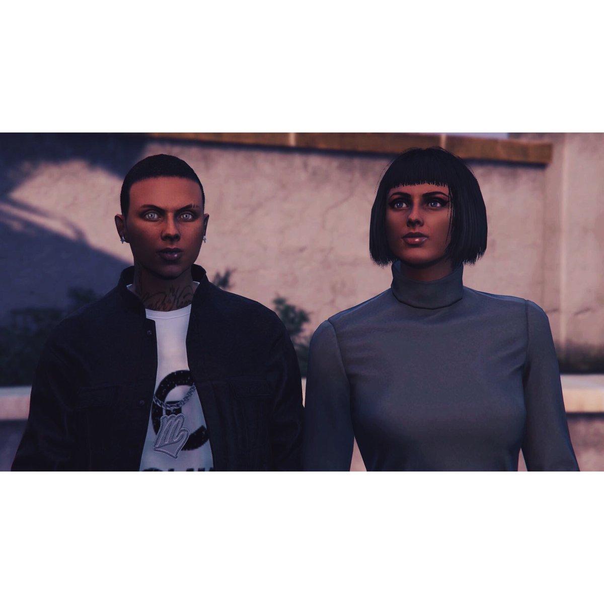 DimeBlxnco's tweet photo. My dear brother came from Vice city to attend my party. @SincereGTA https://t.co/yYPDEq6Qcp