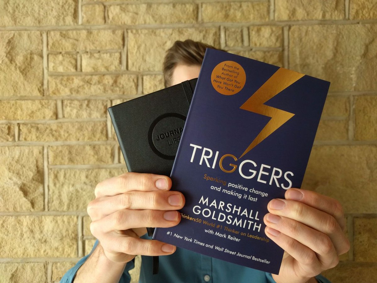 JournaldotLife's tweet photo. We’re so grateful to @coachgoldsmith -  a huge inspiration for us when designing our journaling system! #triggers https://t.co/B9YHRbz8ct
