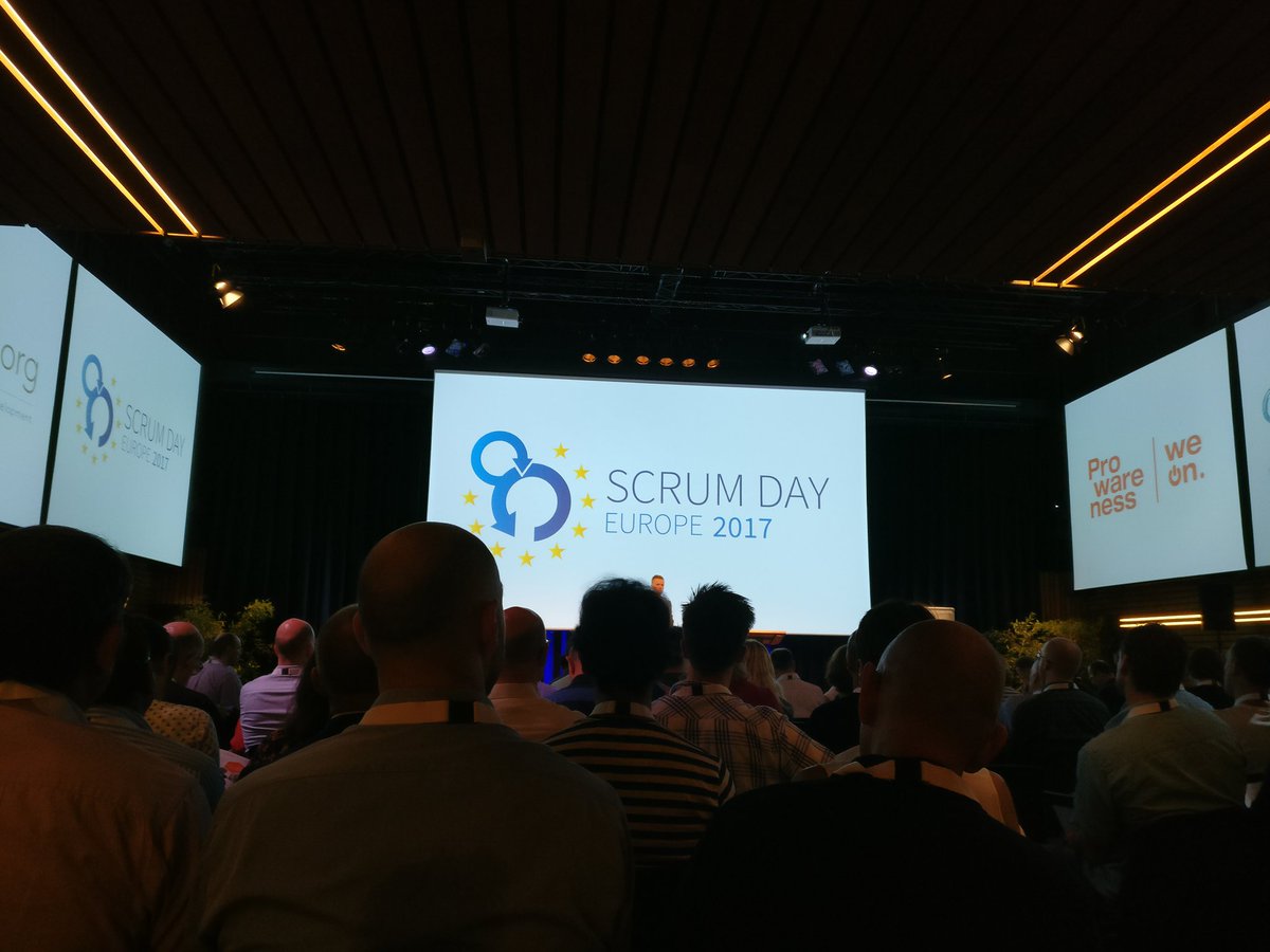 First time here... Looking forward to the day! #ScrumdayEurope #Prowareness