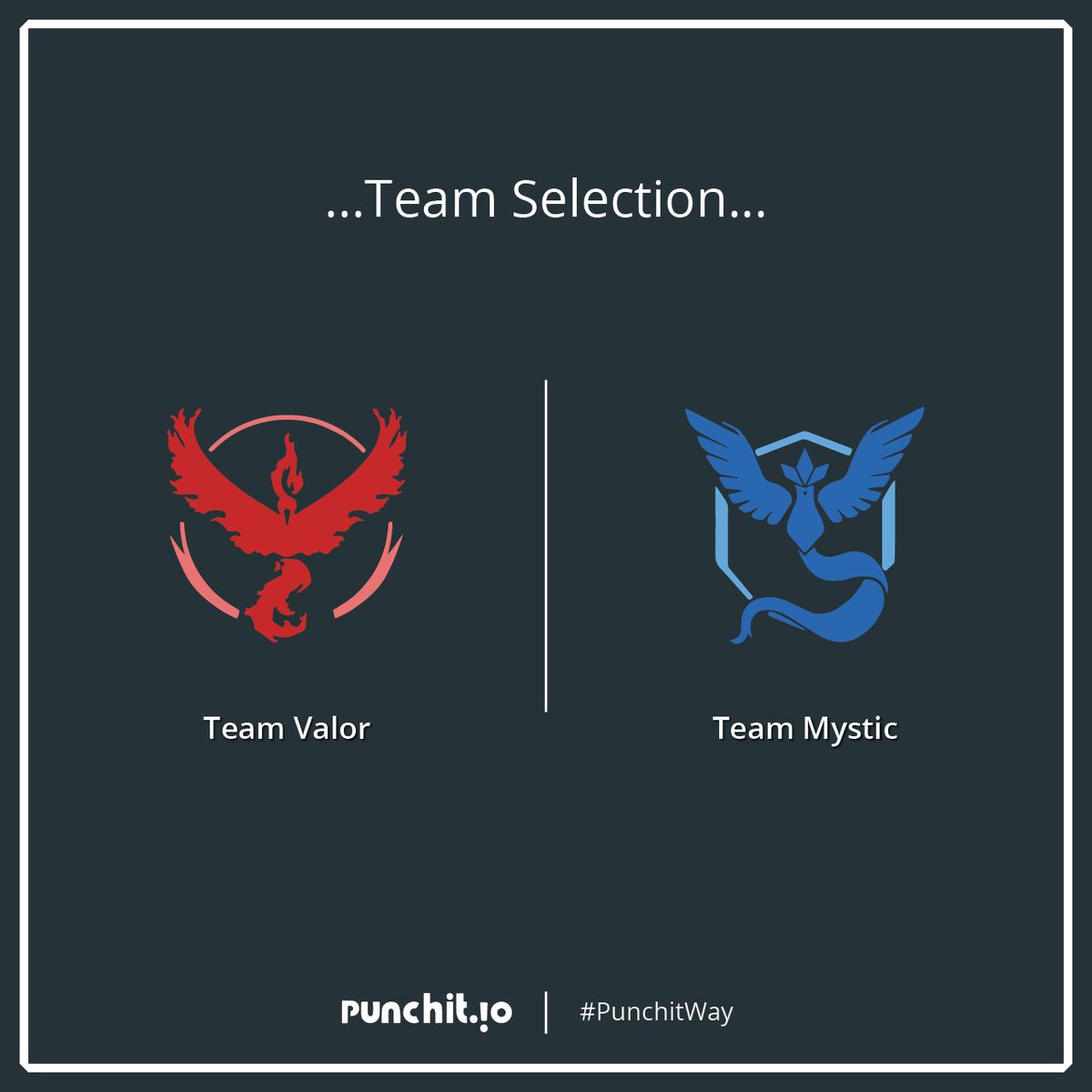 punchit2015's tweet photo. "Team Selection" is 1 of d biggest confusion & u know how tough it was. So guys r u with
DL: https://t.co/bWkgaDzdy6
#PunchitWay #PokemonGO https://t.co/xeyKDWQAJi