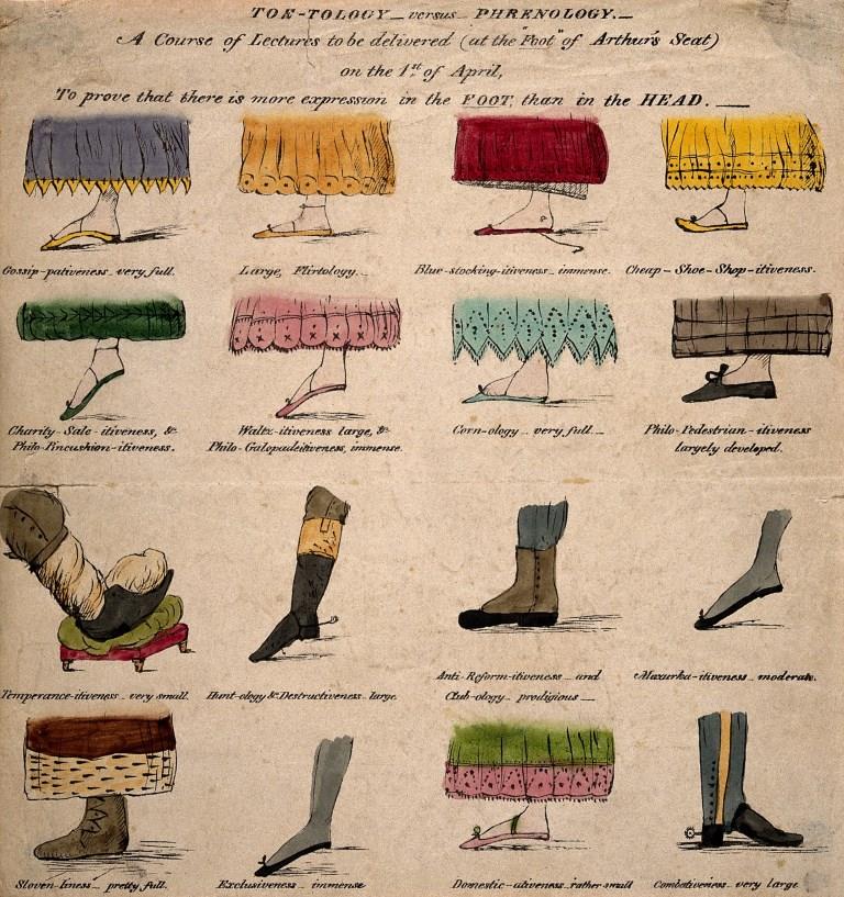 Wellcome Library On Twitter Today S Tweet About Feet The Foot Phrenology As The Origin Of Reflexology Ca 1815 Https T Co Glei4skdv7