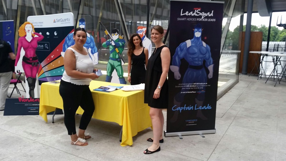 laurenthorwitz's tweet photo. La Leadsquad de #companeo au grand complet au #btobsummit aujourd'hui https://t.co/xAkrSmmYxW
