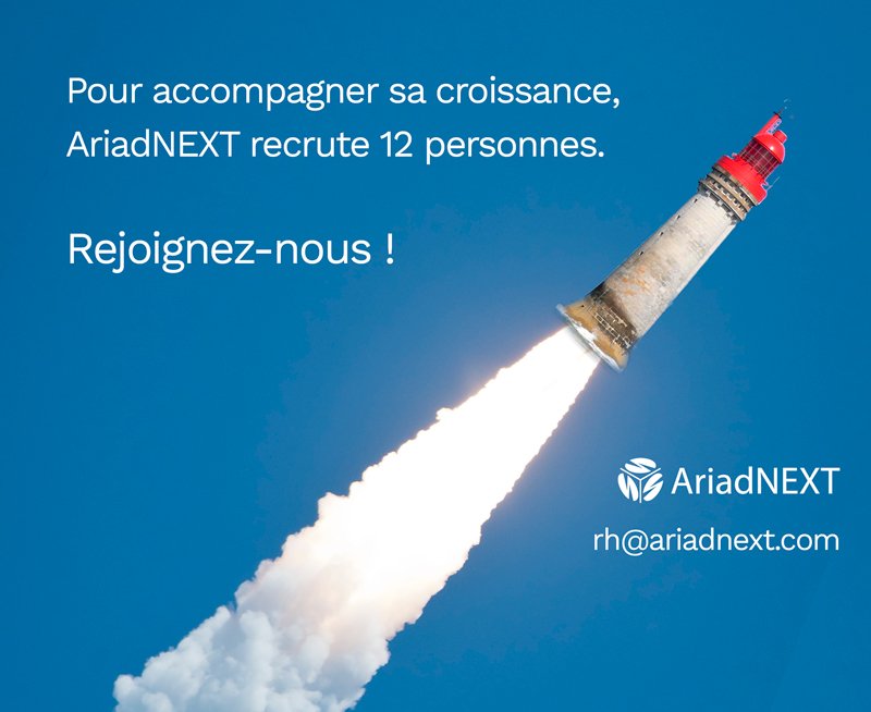 IDnow_France's tweet photo. Rejoignez @AriadNEXT ! 12 postes à pourvoir : rh@ariadnext.com #recrutement #job #Rennes #Bzh https://t.co/veSObcR7Mw