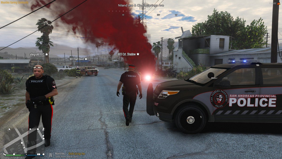MG_Brock's tweet photo. Emergency services are busy around trying to locate a serial arsonist. @MountiesGaming @Noledad77 @MG_SAFE @MG_MikeB @Gavin287 https://t.co/UX4UOZEt6Y