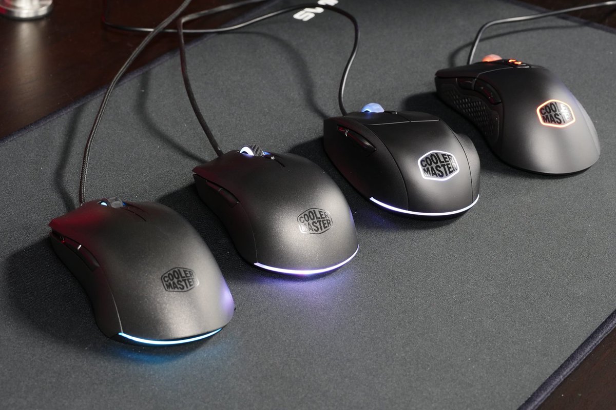 CoolerMaster's tweet photo. Can you name the four mice?
#MakeYourGamingExperience #PickYourGrip https://t.co/POqIIo0tj6