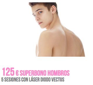 idLaser_'s tweet photo. ★ Ofertas de #depilaciónláser masculina en #IDLáser 
SUPERBONO HOMBROS con Diodo Vectus: 5 sesiones por 125€
https://t.co/DBx7kV8X1G https://t.co/saz5chsfAM