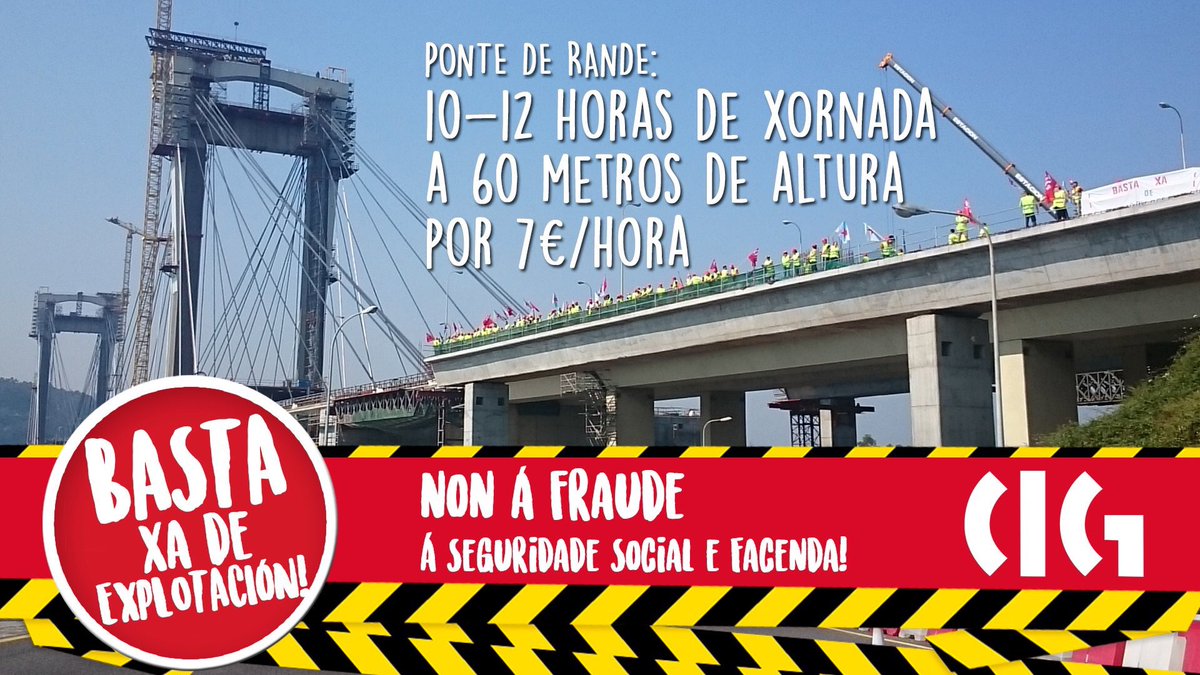 FPG_Galiza's tweet image. Morre un cidadá traballando na #pontedeRande despois de que a @galizaCIG denunciara perigos. Esiximos responsabilidades nunha Obra Pública!