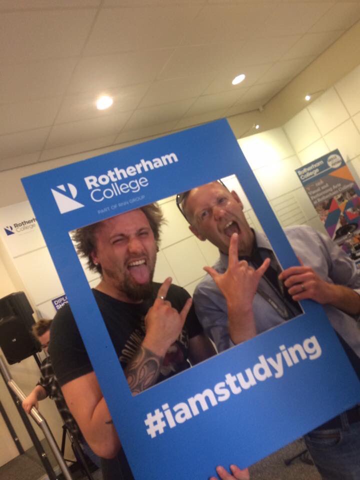 RolandAcademy's tweet photo. More great photos of our current Level 3 students & staff at yesterday's @RotherhamColl Taster Day! #IamStudying #music https://t.co/kf8F6Jq5th