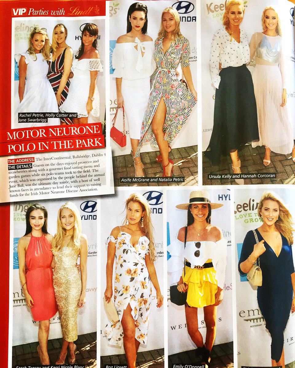 Some fab pics from last months #JunePartyInThePark in aid of #IMNDA in the latest #VIPmagazine all looking gorgeous! #AllIrelandPoloClub 🐎🍾🍓