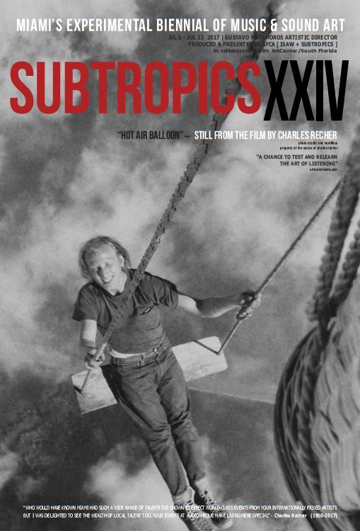 ACEcultura's tweet photo. Hoy comienza en Miami #Subtropics24, bienal experimental de música y arte sonoro, que cuenta con el apoyo de AC/E https://t.co/COE2oeDqQb https://t.co/SlVIJP2cMo