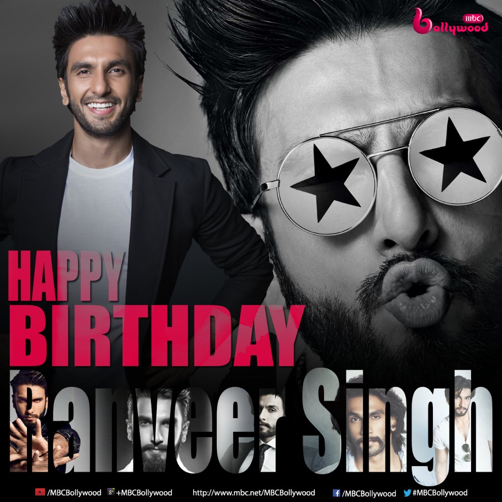                                         ..
Happy Birthday Ranveer Singh 