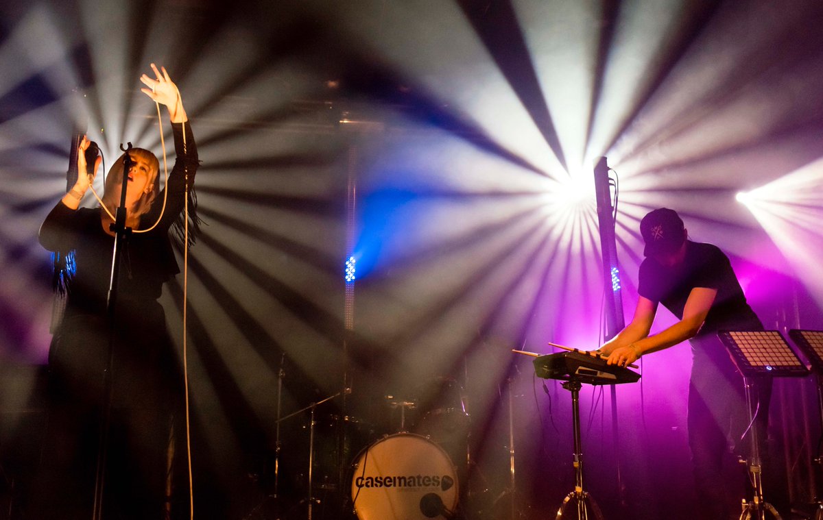 thathurt's tweet photo. Here's 📸 of the awesome AVEC SANS @AvecSans headlining #LOCOfest @WedgewoodRooms on Saturday. Go see em'. https://t.co/JFczLu3pi2 https://t.co/QnJNNMPblo