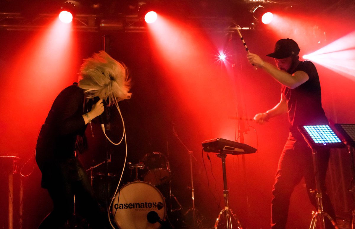 thathurt's tweet photo. Here's 📸 of the awesome AVEC SANS @AvecSans headlining #LOCOfest @WedgewoodRooms on Saturday. Go see em'. https://t.co/JFczLu3pi2 https://t.co/QnJNNMPblo