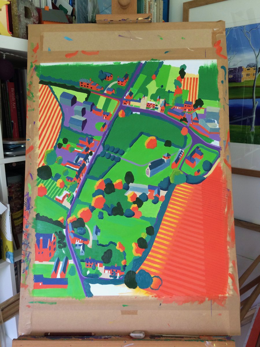 mikki_longley's tweet photo. Know someone in Sutton Cheney/Market Bosworth? This painting will be finished v. soon. #richard3 #richardofyork #Wibnuk #wibnhour https://t.co/VWjAMayhVp