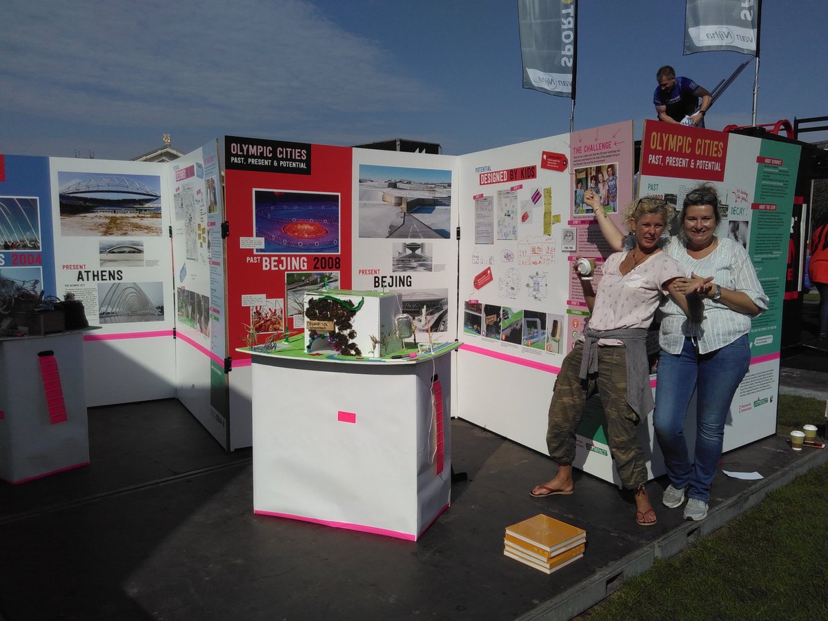 We are live! Come visit us at the #uswa2017. Kids transform abandoned #olympic cities. #OlympicCityProject #olympact #circulareconomy