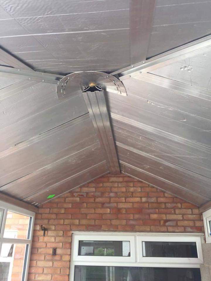 GwydyrWindows's tweet photo. Edwardian conservatory in white UPV-C with Equinox slate effect Roof 😊 xx https://t.co/QdA2vNBlTL