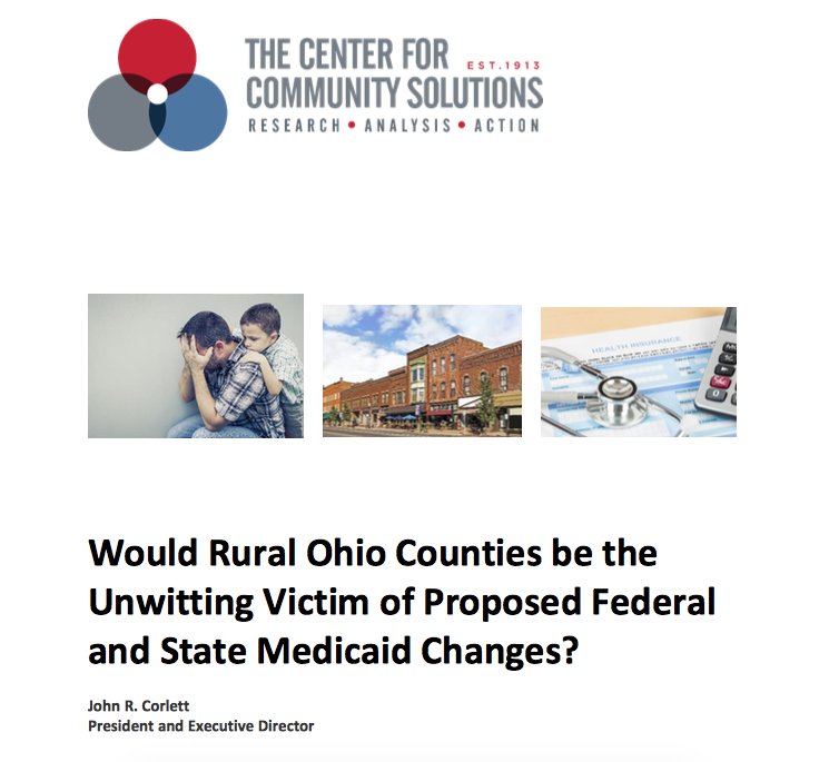 CommunitySolsED's tweet photo. A paper I wrote in April found Ohio rural counties would suffer most from #Medicaid freeze #NoOverride #SaveMedicaid https://t.co/5Z16fxqihH https://t.co/RagMyMarra