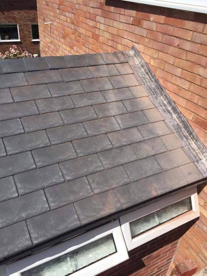 GwydyrWindows's tweet photo. Edwardian conservatory in white UPV-C with Equinox slate effect Roof 😊 xx https://t.co/QdA2vNBlTL