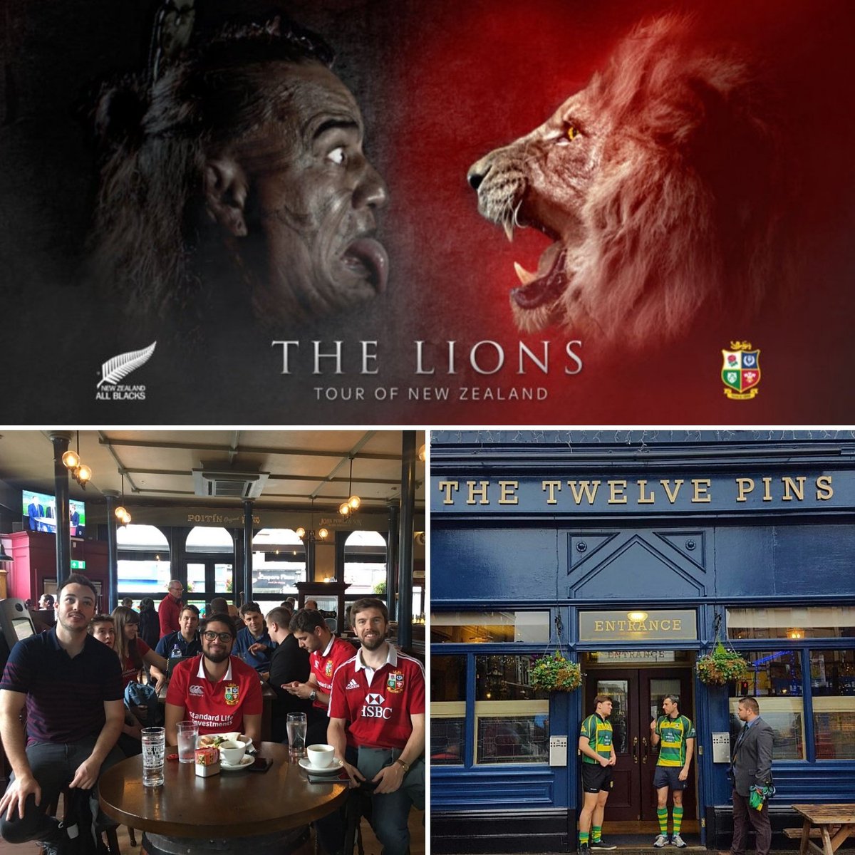FinsburyParkRFC's tweet photo. Join us this Saturday to watch the decider🦁🦁 8.30am @twelve_pins breakfast served throughout #LionsNZ2017 #finsburypark #islington #rugby https://t.co/T3amyWrrmh