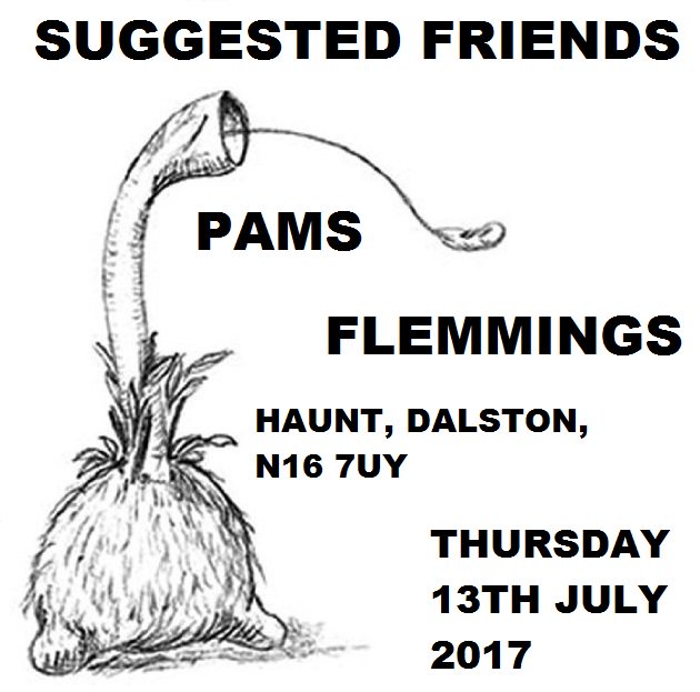 ONE WEEK TODAY at <a href="/hauntlocal/">Haunt London</a> : <a href="/suggestedfronds/">suggested friends</a> PAMs &amp; <a href="/flemmingsband/">Flemmings</a> facebook.com/events/3214937…