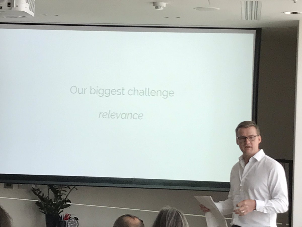 TomJLucas79's tweet photo. Relevancy is our biggest challenge #learningbreakfast @CrossKnowledge @paulwmorton https://t.co/tfkUC2fAyu