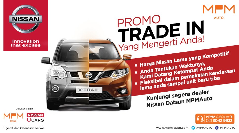 MPMAuto's tweet photo. Habis lebaran berniat jual mobil lamamu? Yuk ke MPM Auto! Kai hargai Nissan &amp; Datsun-mu dengan harga lebih tinggi! https://t.co/3heDuGWpTG