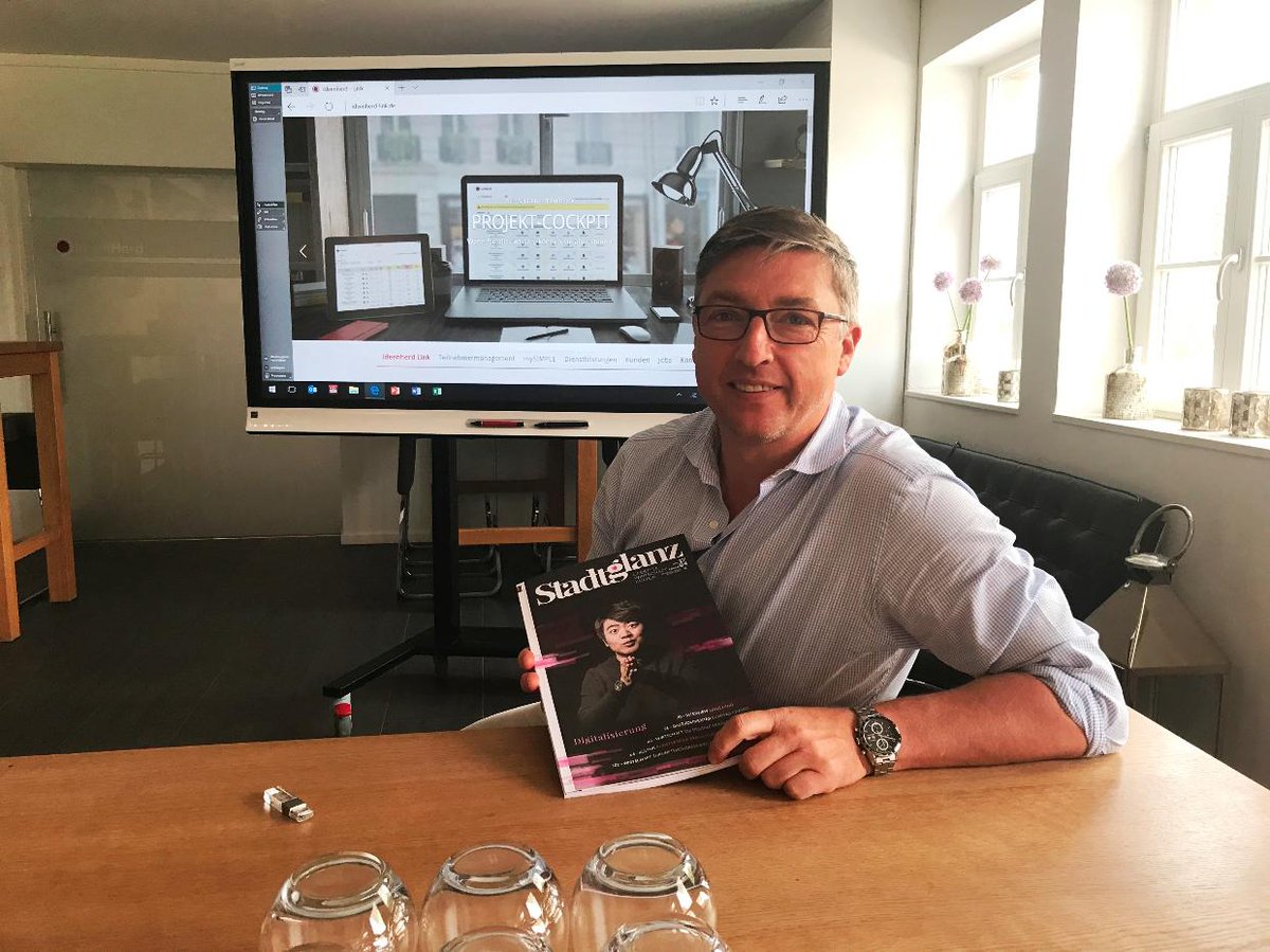 IdeenHerd's tweet photo. Wir sind in der akutellen #STADTGLANZ mit einem Interview zu unserem Teilnehmermanagement Tool #mySIMPLE. https://t.co/P2d7Xp66Mp