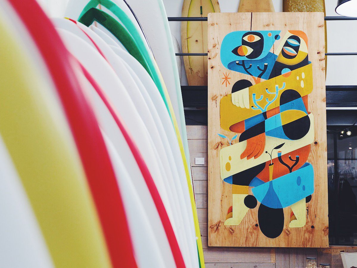 #Immersion Justicia Animal, spray paint on #wood, de Ruben Sanchez
#ocean #surf #colors #art #hossegor #artexhibition <a href="/hossegor/">Hossegor</a>