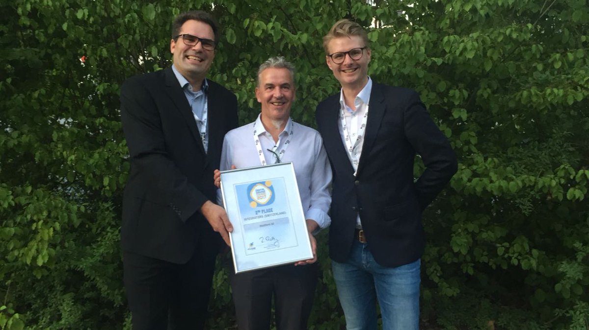 Westiform's tweet photo. #Westiform erhält am #DSSeurope den 2. Platz der invidis Digital Signage Awards. Herzlichen Glückwunsch an alle Mitarbeitenden! https://t.co/7HlI9vFEDy
