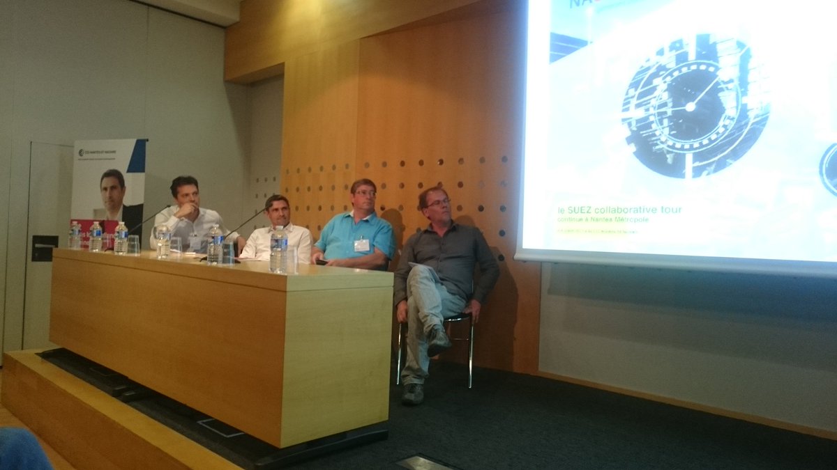 helene_valade's tweet photo. Ravie de lancer le 5ème #SUEZCollaborativeTour avec 5 entrepreneurs, partenaires du territoire de #NantesMetropole https://t.co/pfawFsvfy9