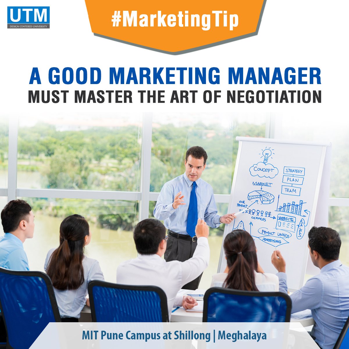 A crucial skill helps managers sell successful ideas &amp; close a successful deal. Our #BBA #Marketing provides you similar industry insights.