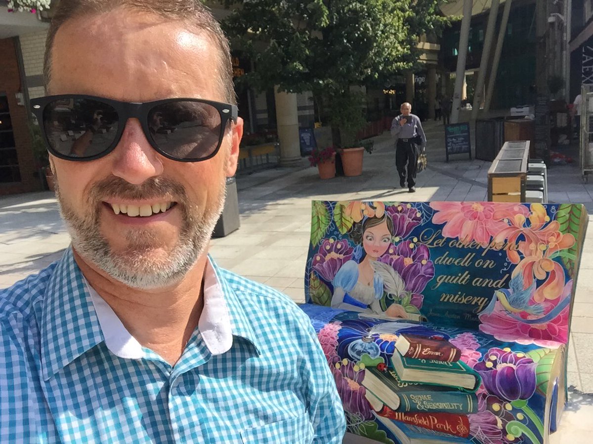 Morning - going to station on fold-up and look what I came across...yep, #SittingWithJane - #GuidedRides of the 24 locations are available!