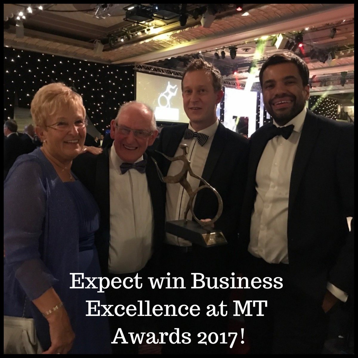 ExpectDistLtd's tweet photo. Wow what an amazing night @Motor_Transport Awards with host @GabbyLogan &amp; @JohnBishop100 #TeamExpect won Business Excellence 🏆 #MTAwards2017 https://t.co/olJ1v4qTxO