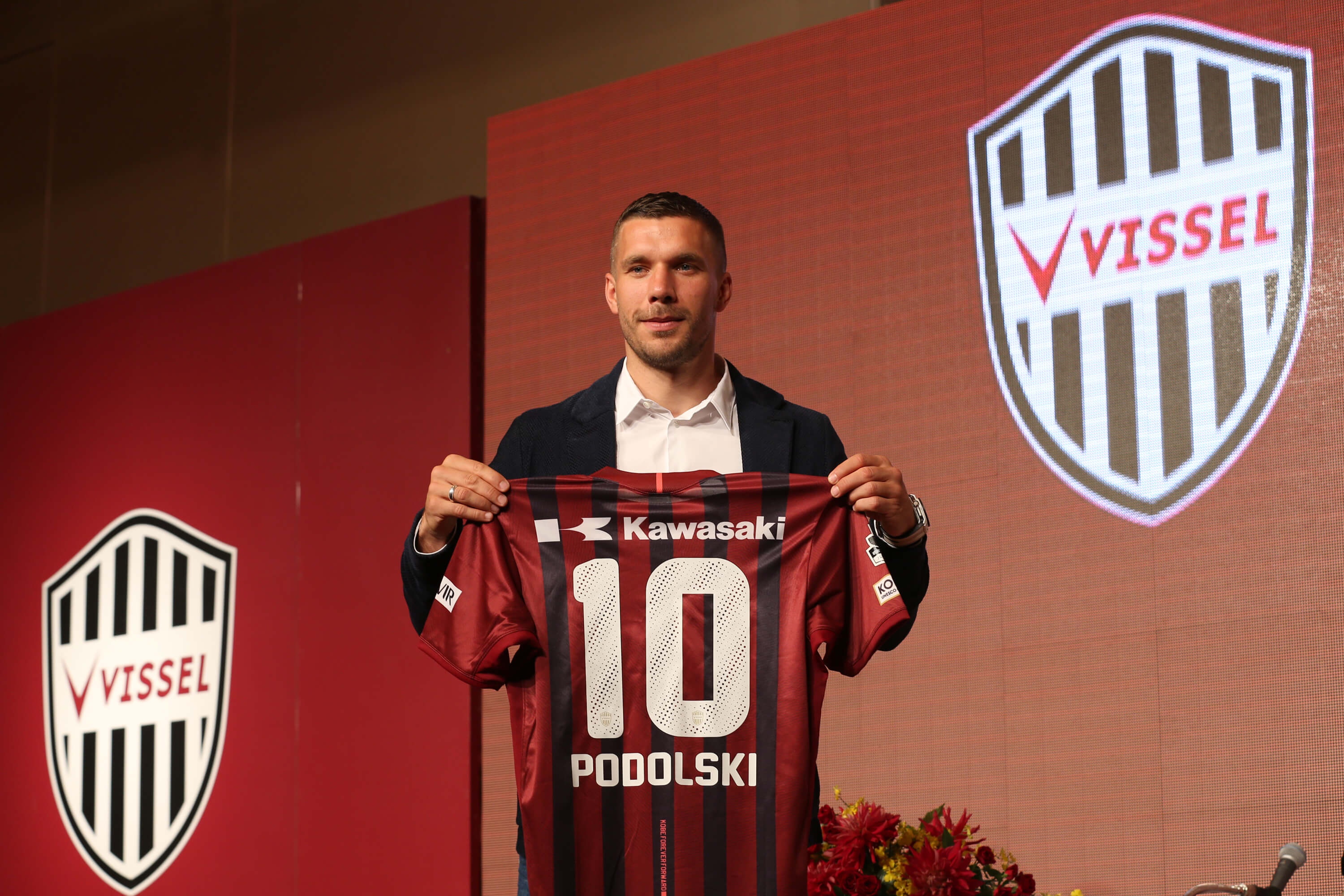 ヴィッセル神戸 PODOLSKI 10番 シャツ 専用 ヴィッセル神戸 PODOLSKI