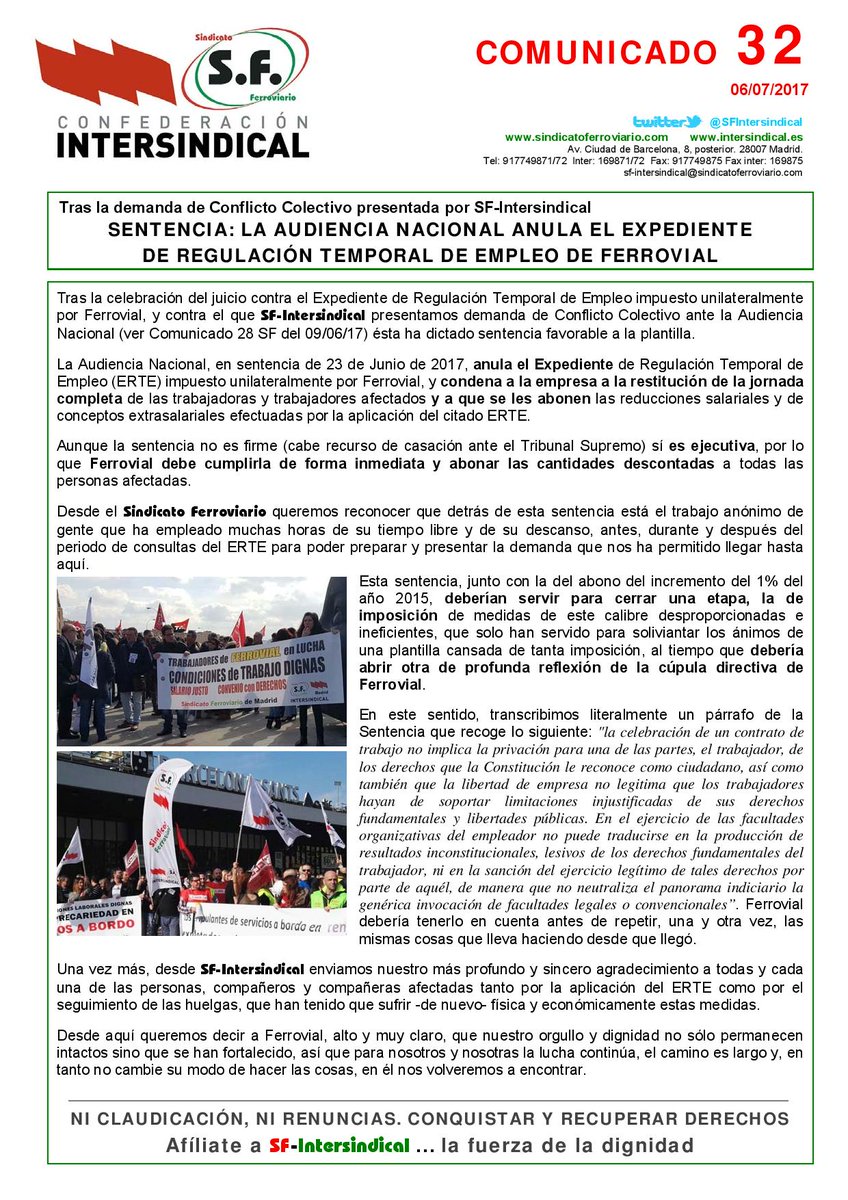 Sindicato Ferroviario tweet media