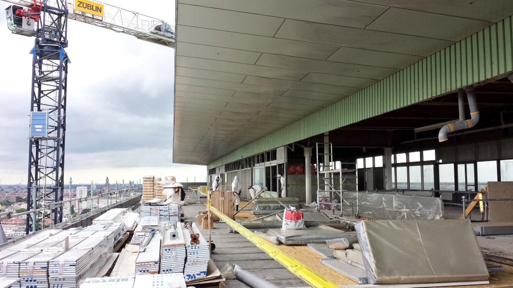 #Zublin is deze week gestart met de staalconstructie bouwdeel B en op C is het 1e deel vloer stort klaar op project @HoogOostduin Den Haag
