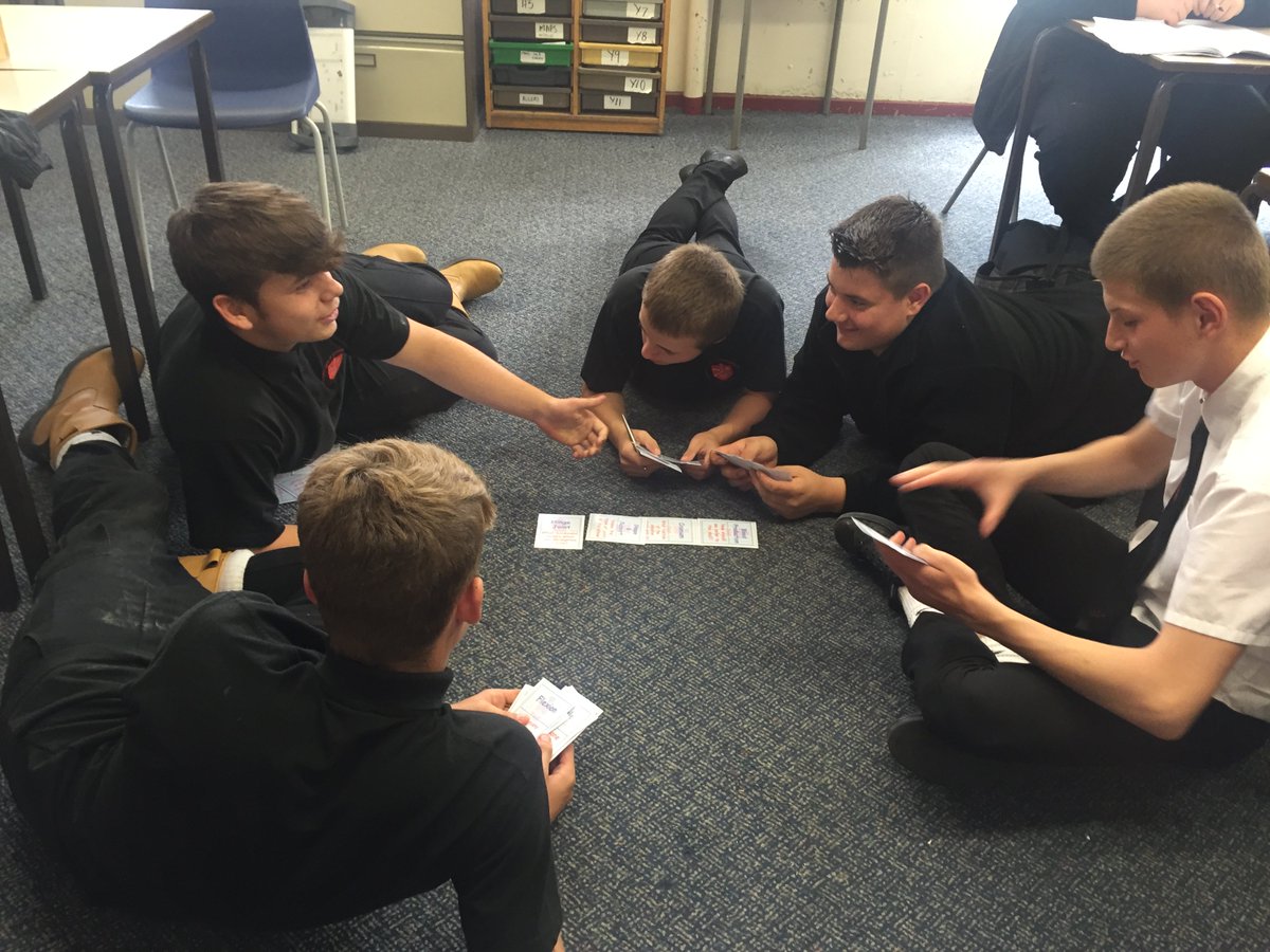 PeHaca's tweet photo. Year 10 GCSE PE Boys using dominoes for revision #revision #learningisfun https://t.co/1hNWARkOtm