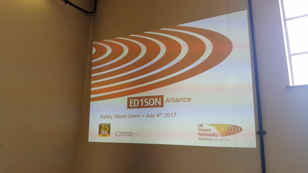 This week saw the #safetystanddown with @UKPNnews reviewing current practice enables #lessonslearnt &amp; accidents avoided #safety