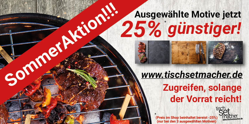tischsetmacher's tweet photo. Aufgepasst Ihr Lieben :) schnell auf https://t.co/FjEPx49LXQ und zugreifen!  #tsm #sommer #aktion https://t.co/Gz0XsrqMSq