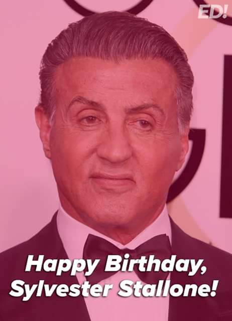 Happy birthday to Sylvester Stallone who turns 71 years old today! 